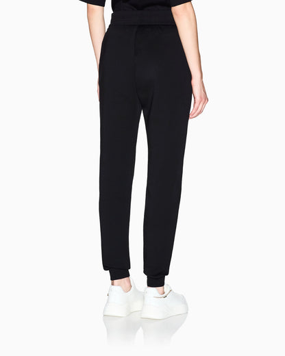 regular fit trousers jersey bonded stretch cotton