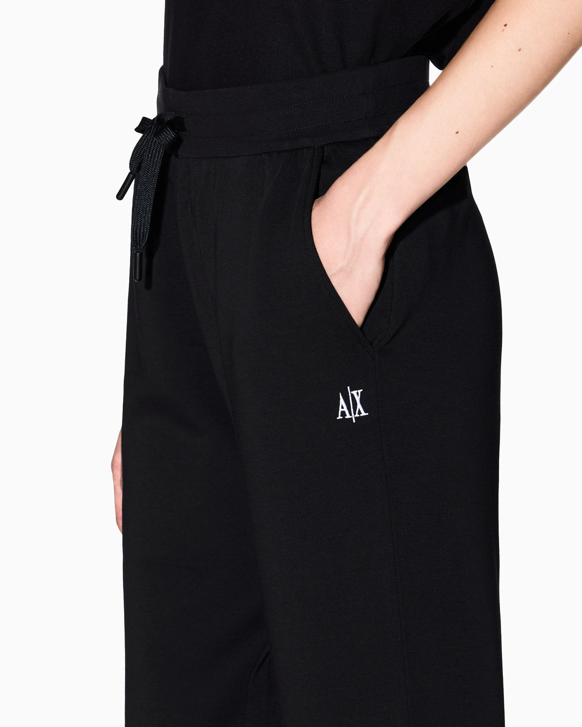 regular fit trousers jersey bonded stretch cotton
