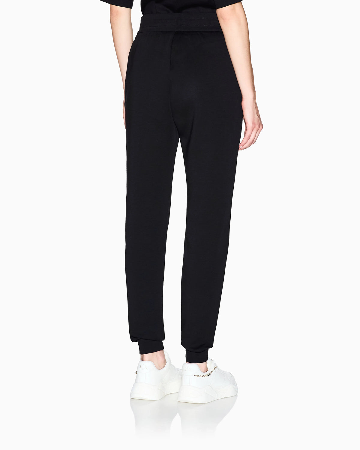 regular fit trousers jersey bonded stretch cotton