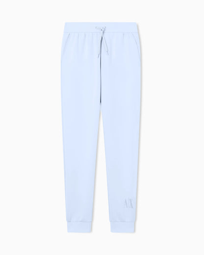 Joggers in viscose stretch scuba with ribbed cuffs Icon