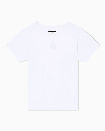 Boyfriend fit t-shirt in cotton jersey with a logo Icon