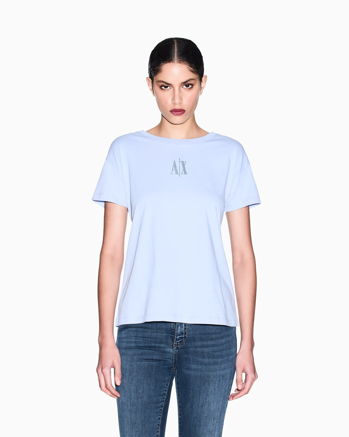 Boyfriend fit t-shirt in cotton jersey with a logo Icon