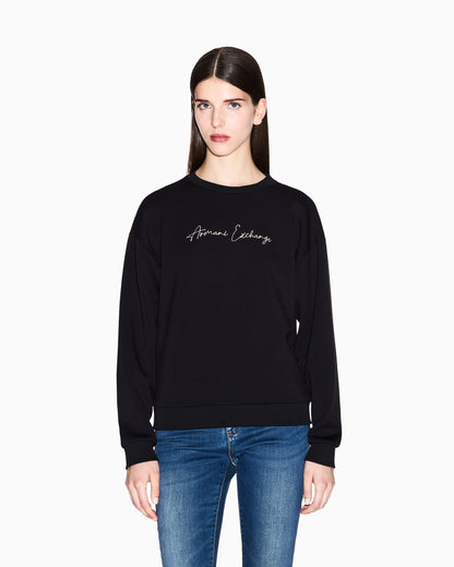 sweatshirt in viscose scuba