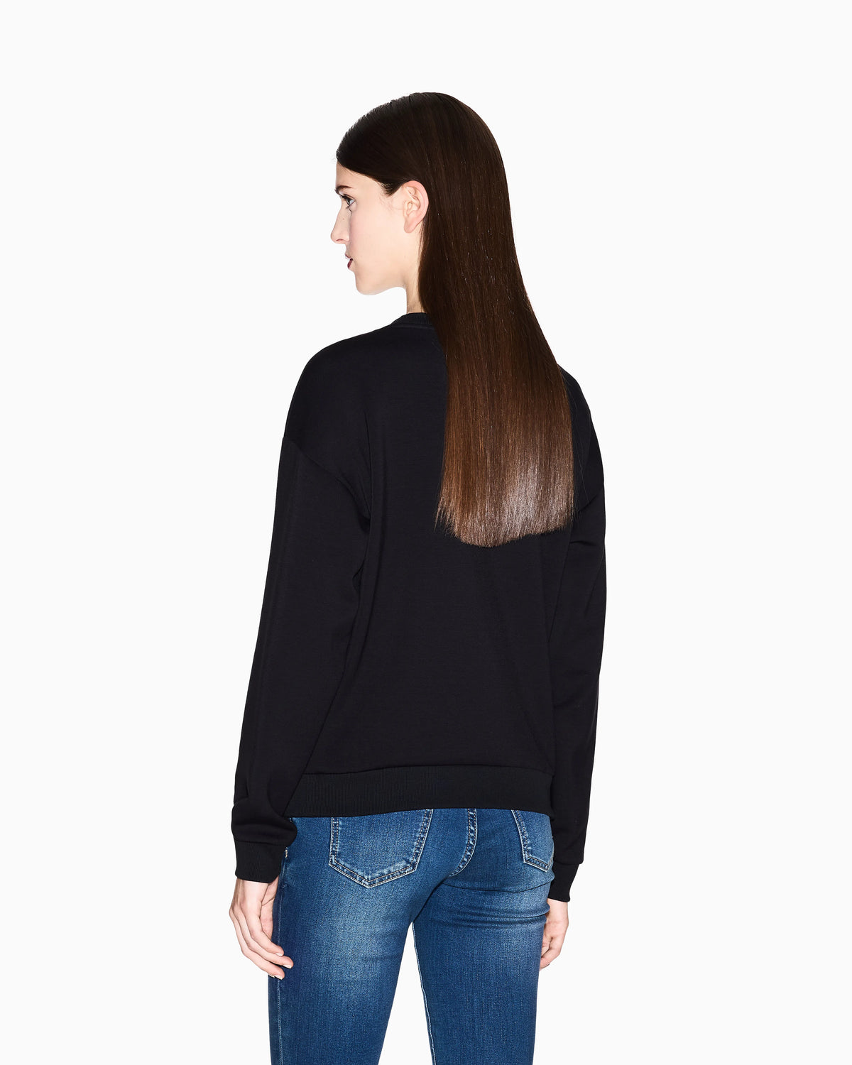 sweatshirt in viscose scuba