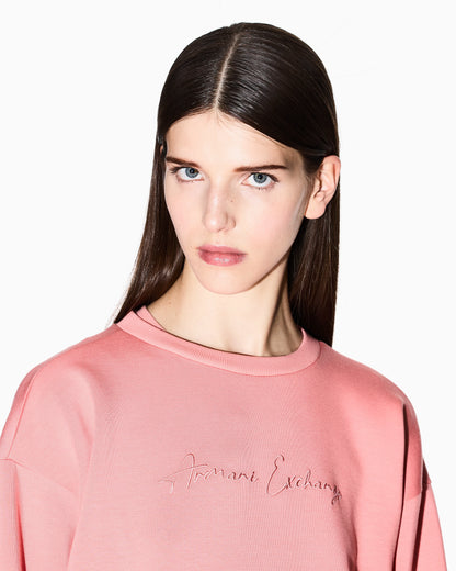 sweatshirt in viscose scuba