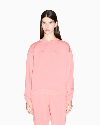 sweatshirt in viscose scuba