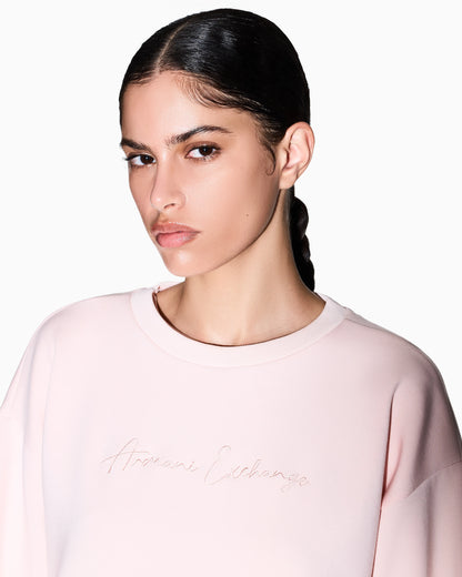 sweatshirt in viscose scuba
