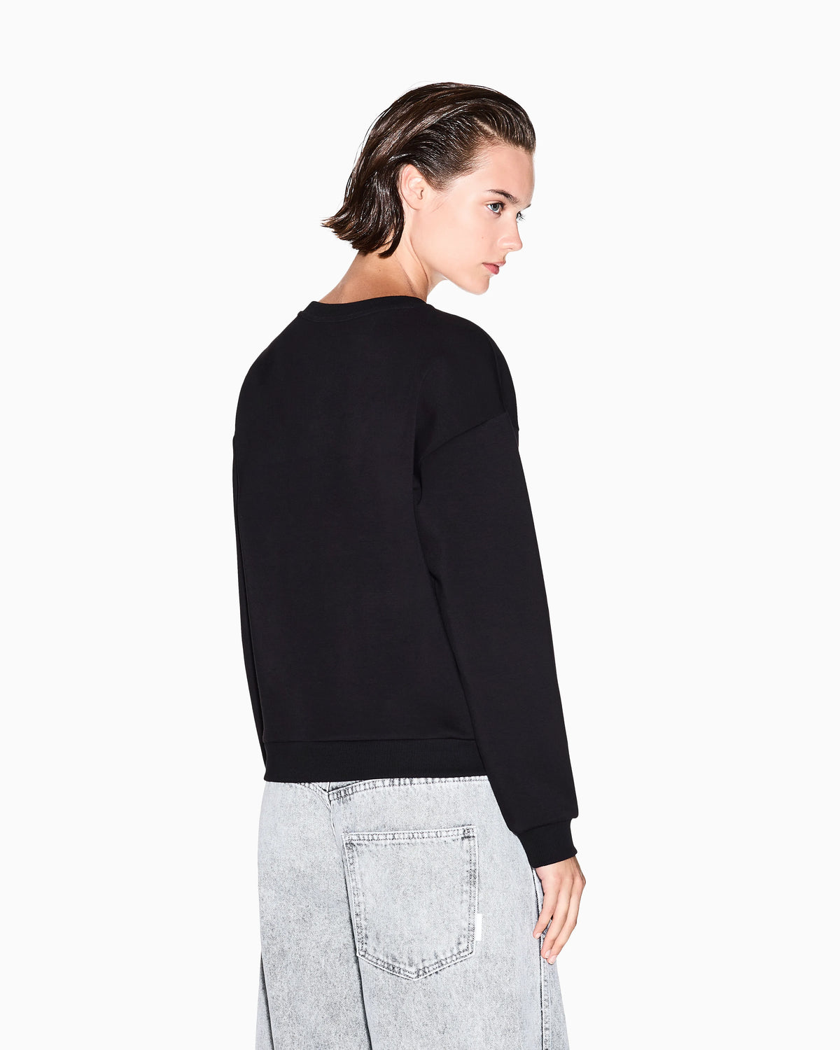 sweatshirt in viscose scuba