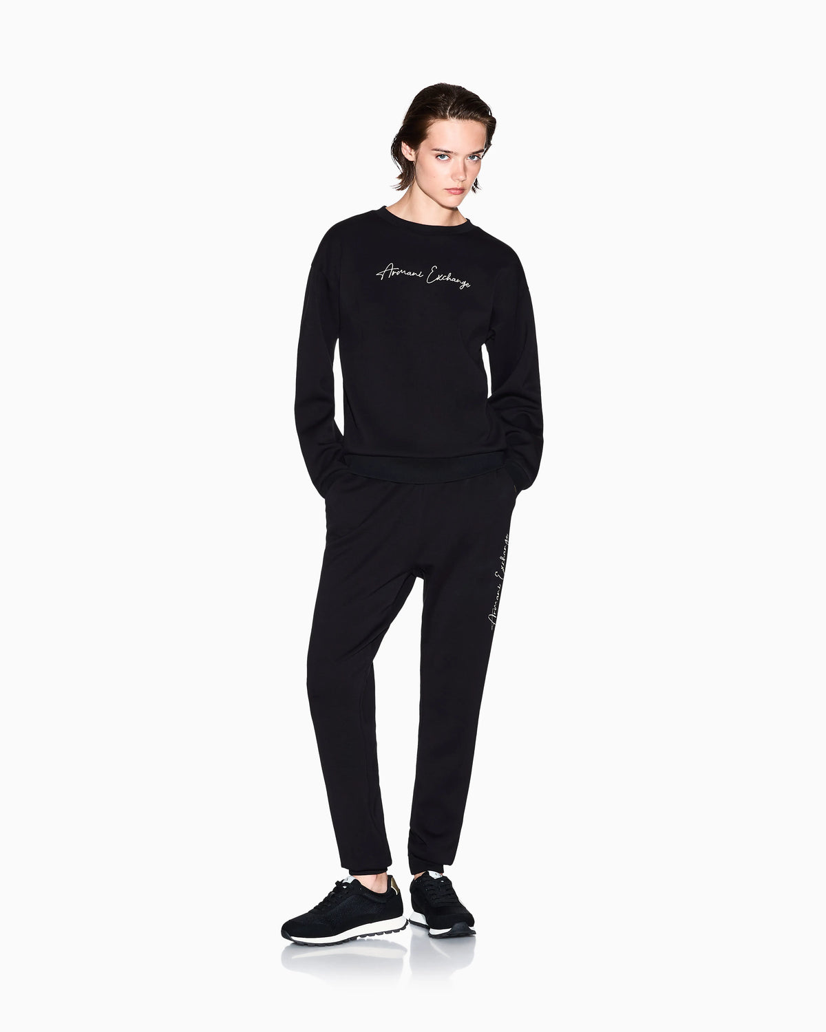 regular fit trousers stretch viscose scuba