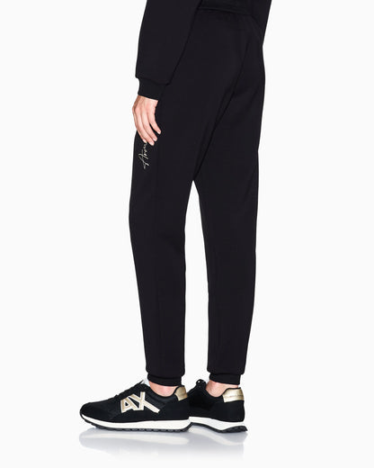 regular fit trousers stretch viscose scuba