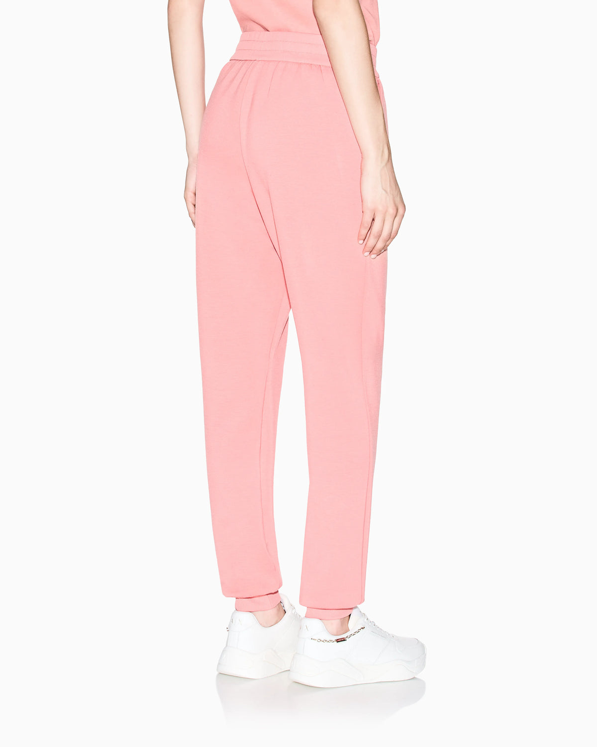 regular fit trousers stretch viscose scuba