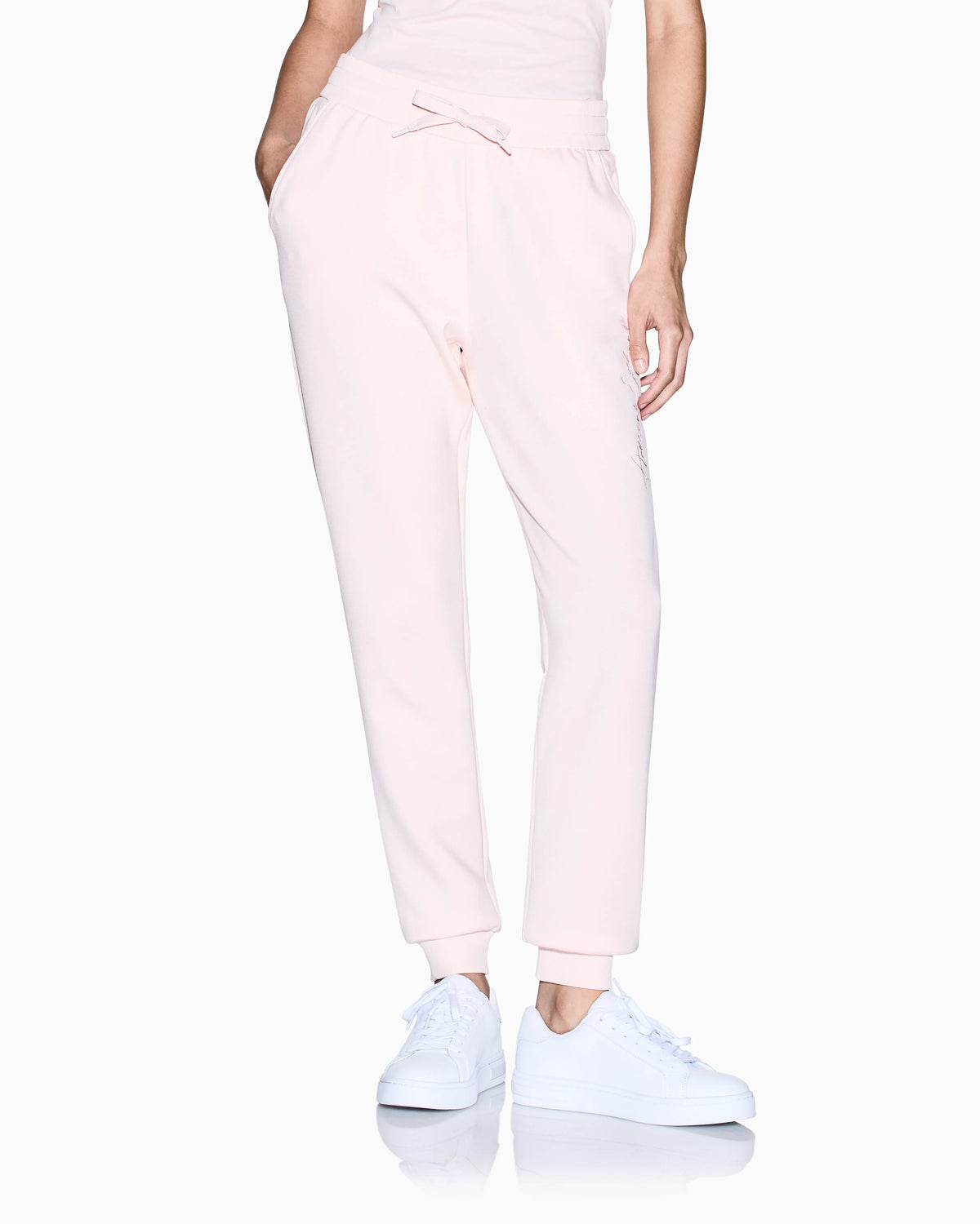 regular fit trousers stretch viscose scuba