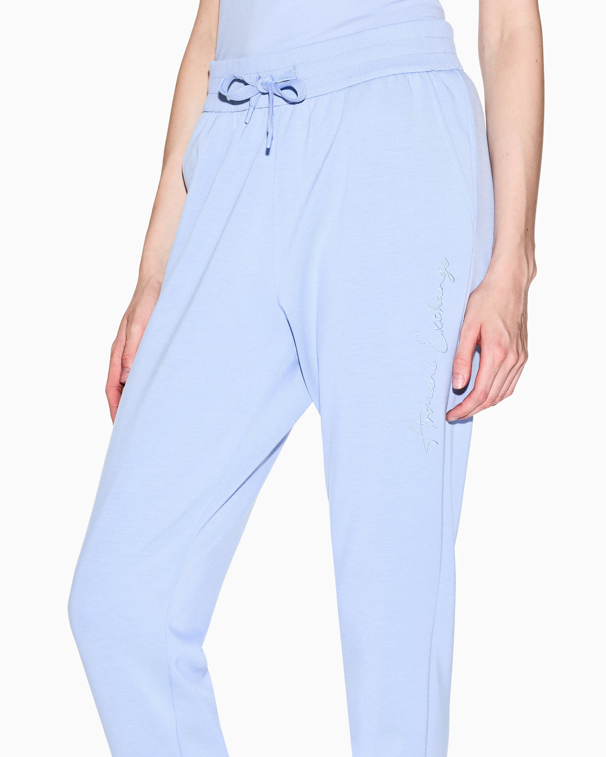 regular fit trousers stretch viscose scuba
