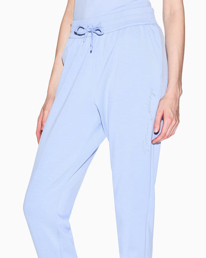 regular fit trousers stretch viscose scuba