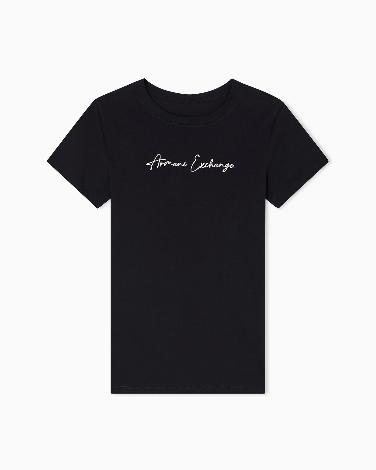 Jersey t-shirt with a crew neck Essential Logo Signature
