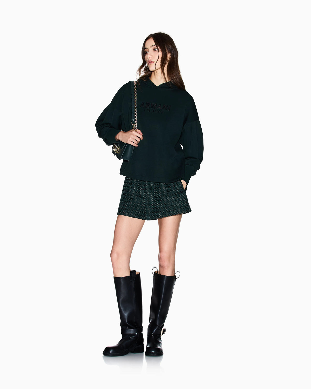 Sweatshirt with wide sleeves