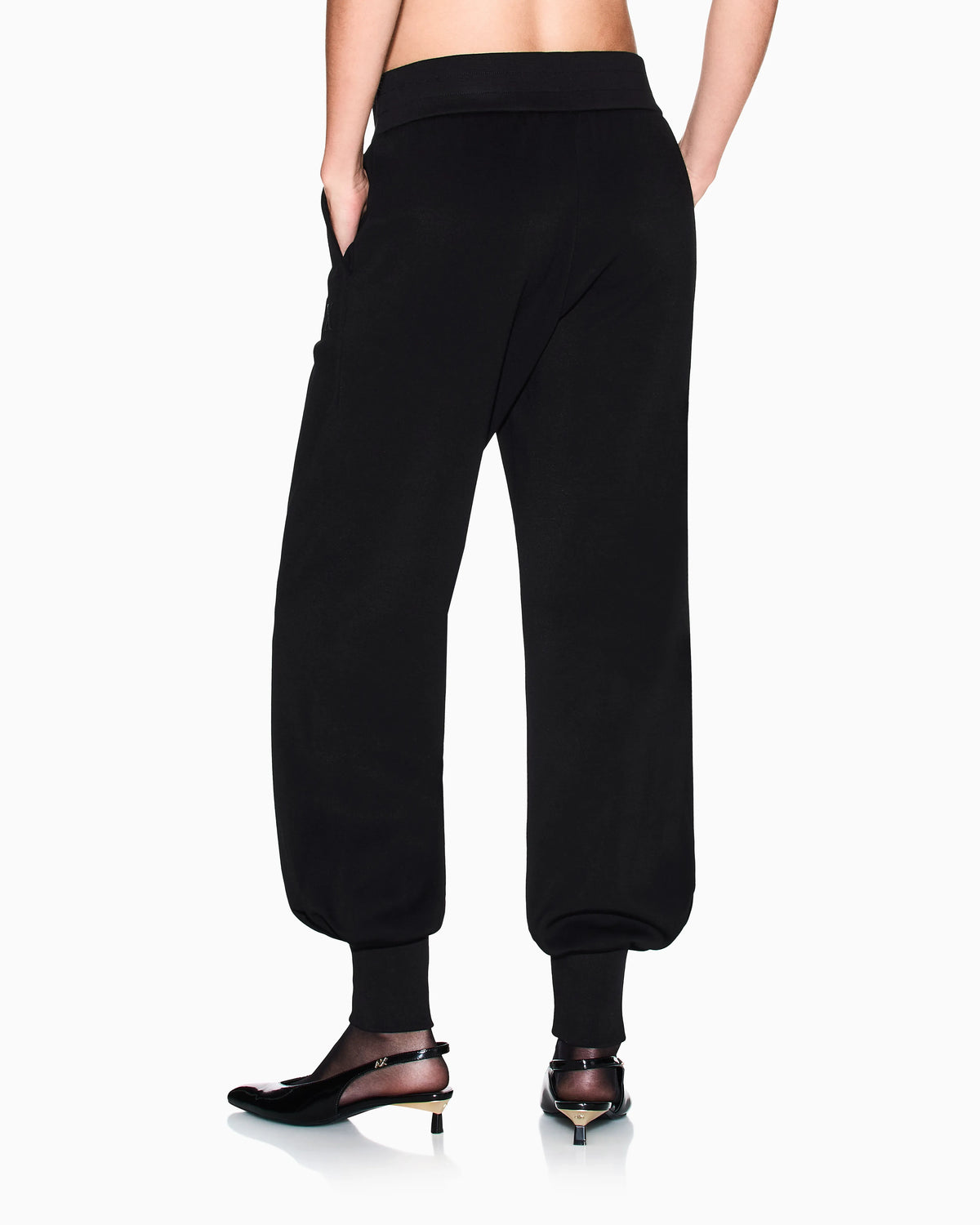 Over Pants with Elastic Hem
