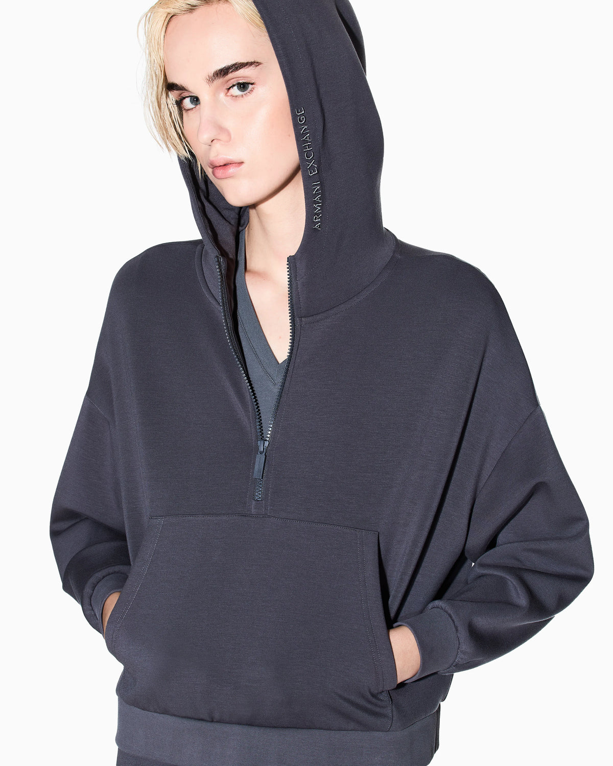 Half zip hoodie