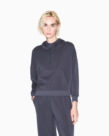Half zip hoodie