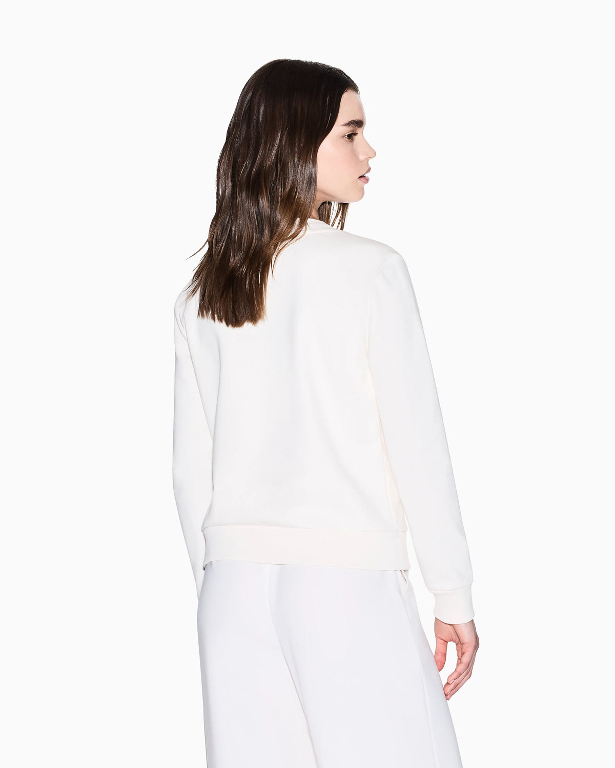 Crewneck sweatshirt with small logo