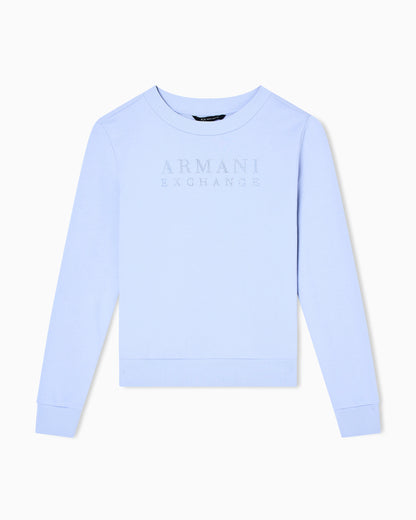 Crewneck sweatshirt with small logo