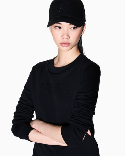 Crewneck sweatshirt with small logo