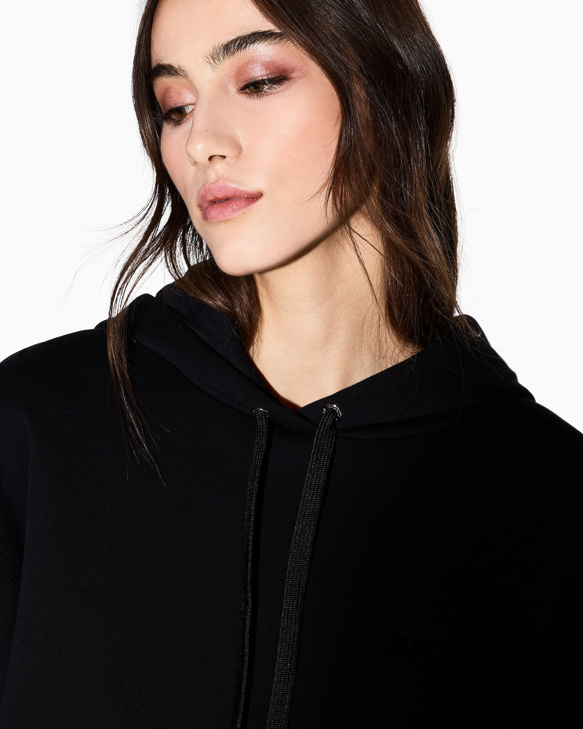 Hoodie with small logo
