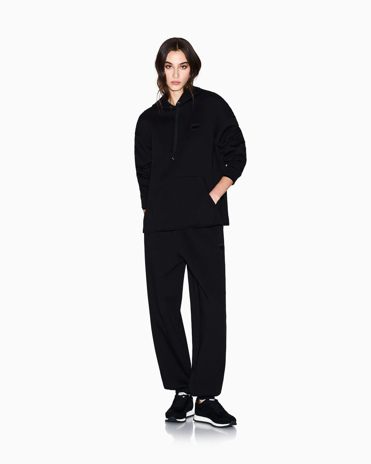 Hoodie with small logo
