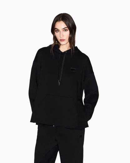 Hoodie with small logo