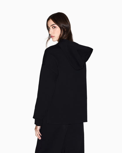 Hoodie with small logo