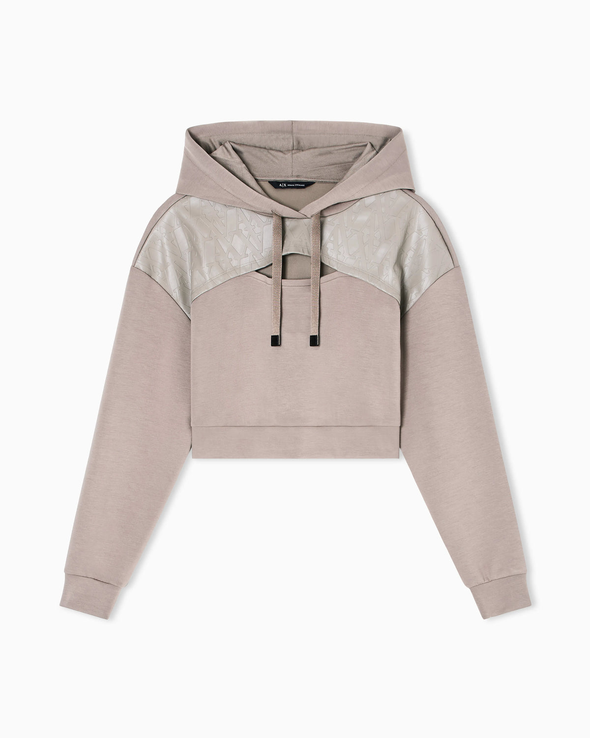 Cropped sweatshirt with cut out