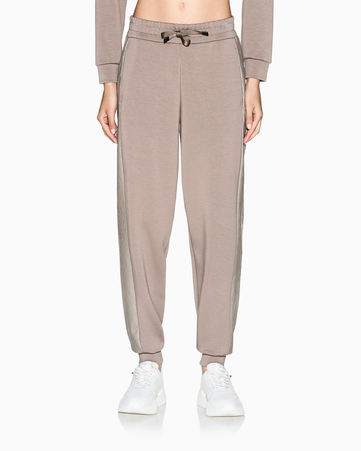 Jogger pants with side insert