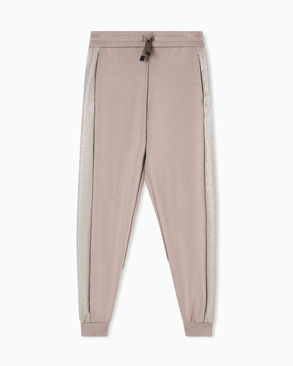 Jogger pants with side insert