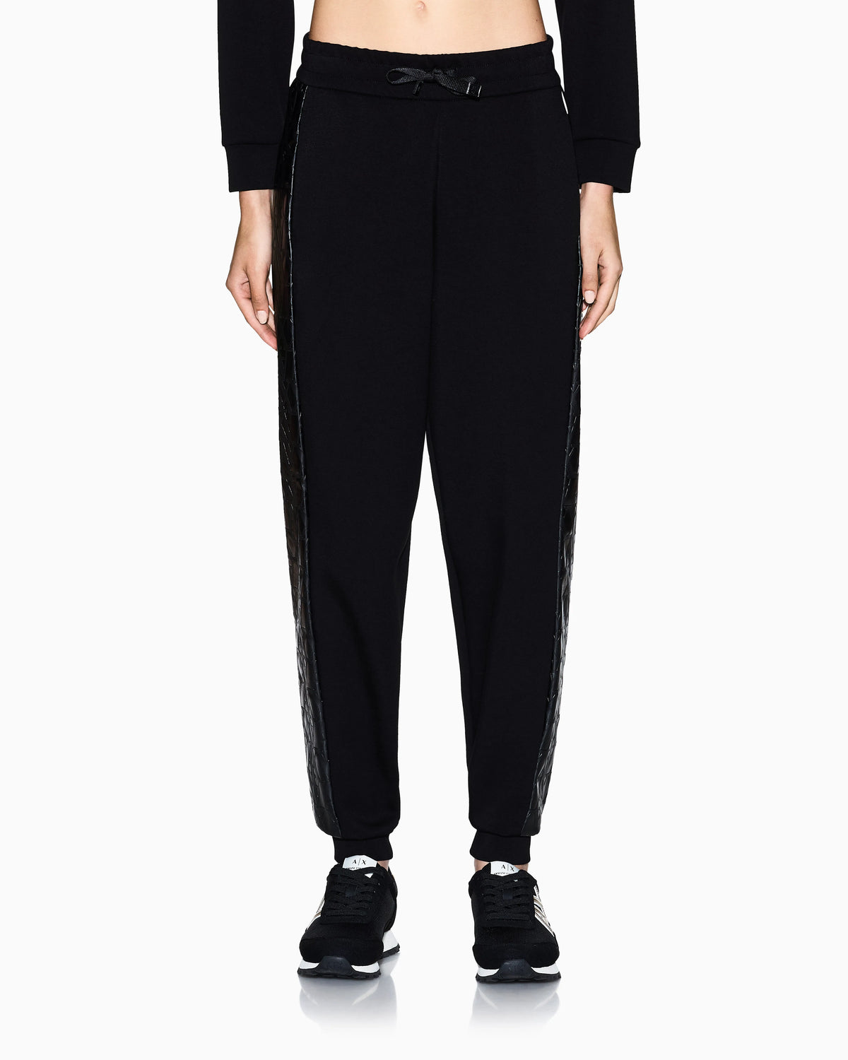 Jogger pants with side insert