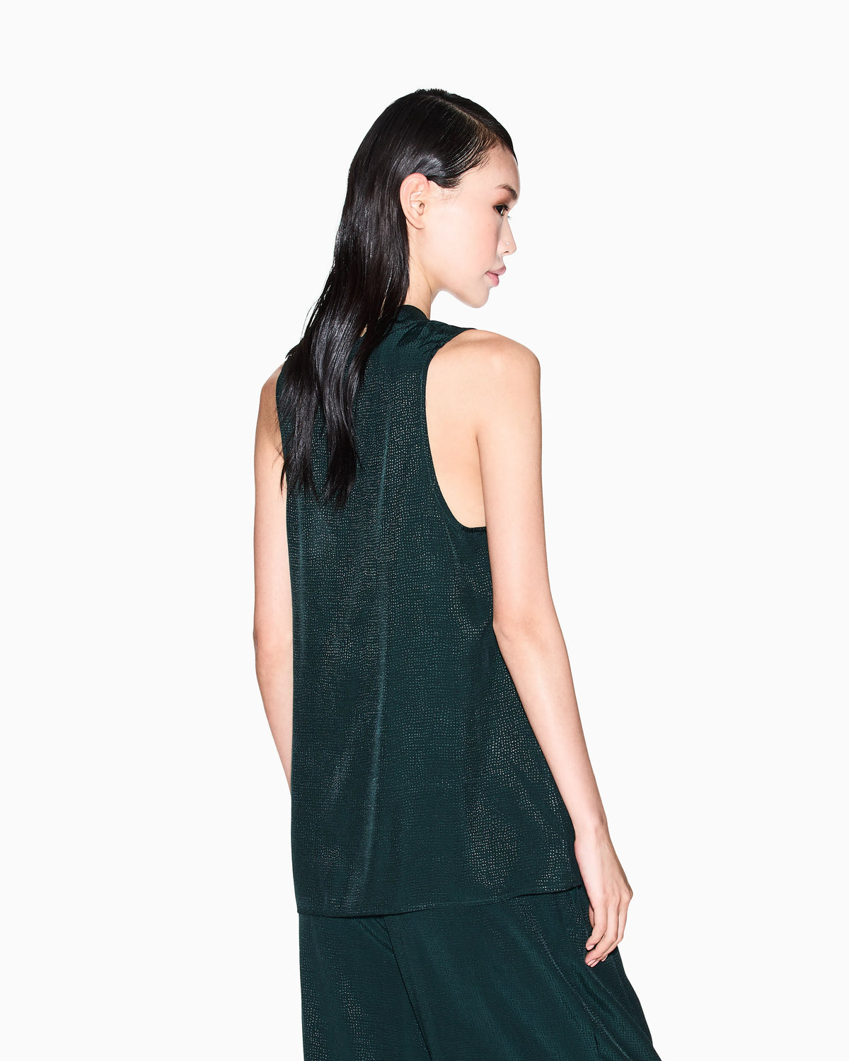 Textured fabric top