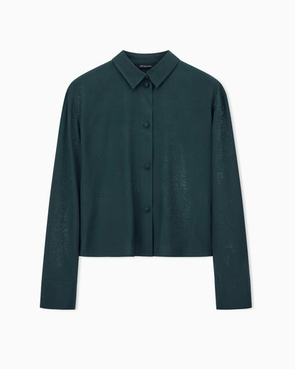 Shirt in voile with light accents