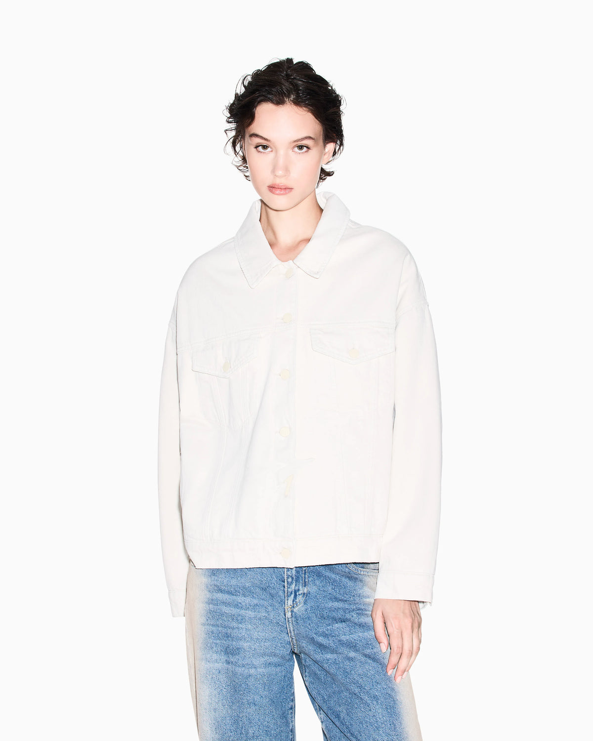 Oversized denim jacket