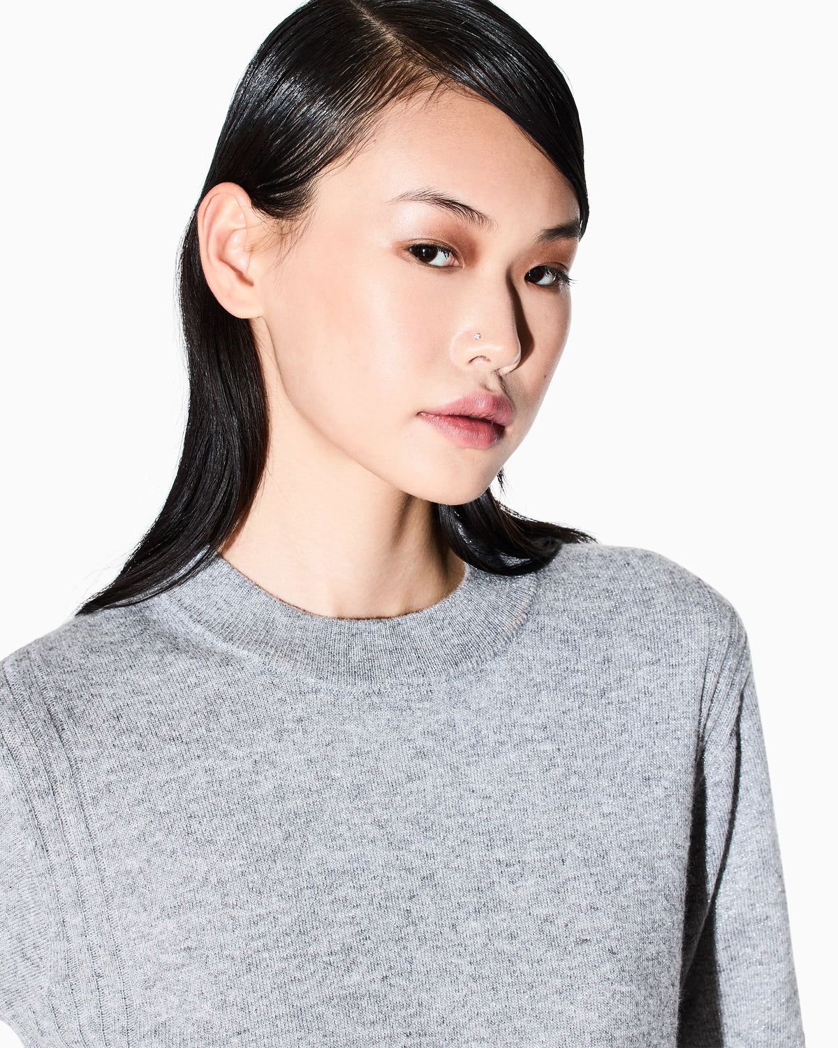 Regular fit crew neck sweater