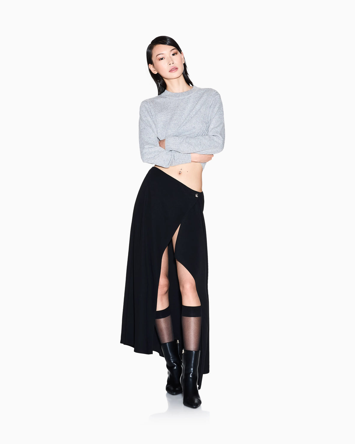 Regular fit crew neck sweater