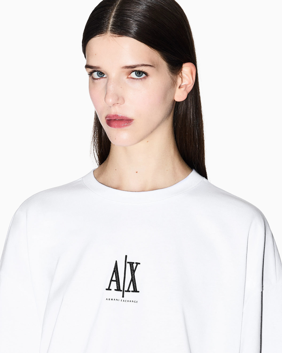 Boxy fit t-shirt in heavy cotton jersey with logo Icon