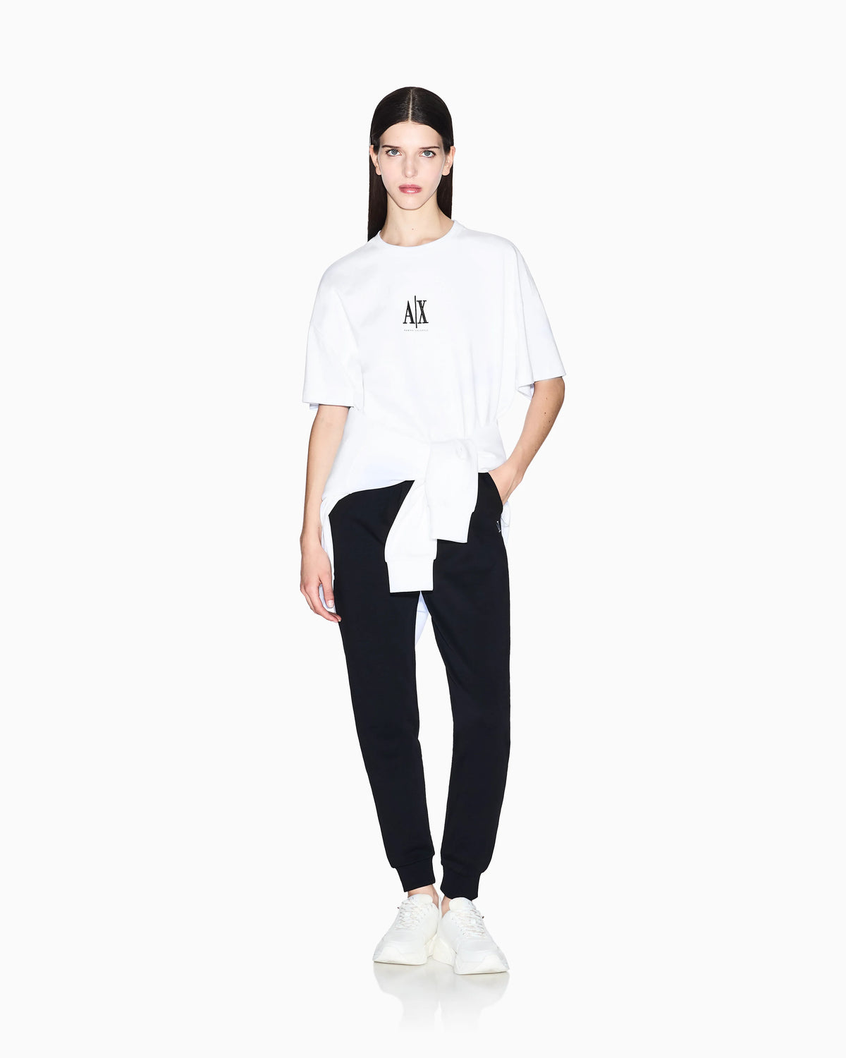 Boxy fit t-shirt in heavy cotton jersey with logo Icon