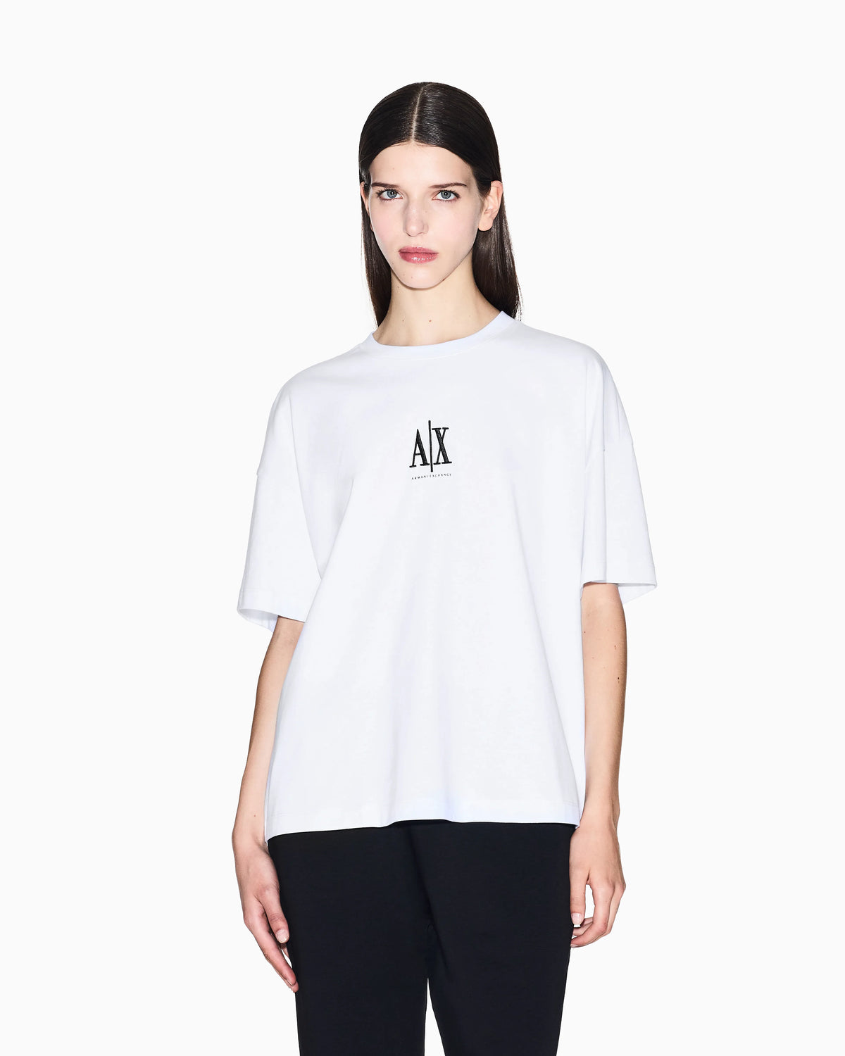 Boxy fit t-shirt in heavy cotton jersey with logo Icon