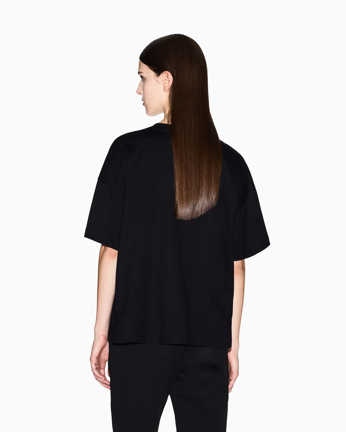 Boxy fit t-shirt in heavy cotton jersey with logo Icon