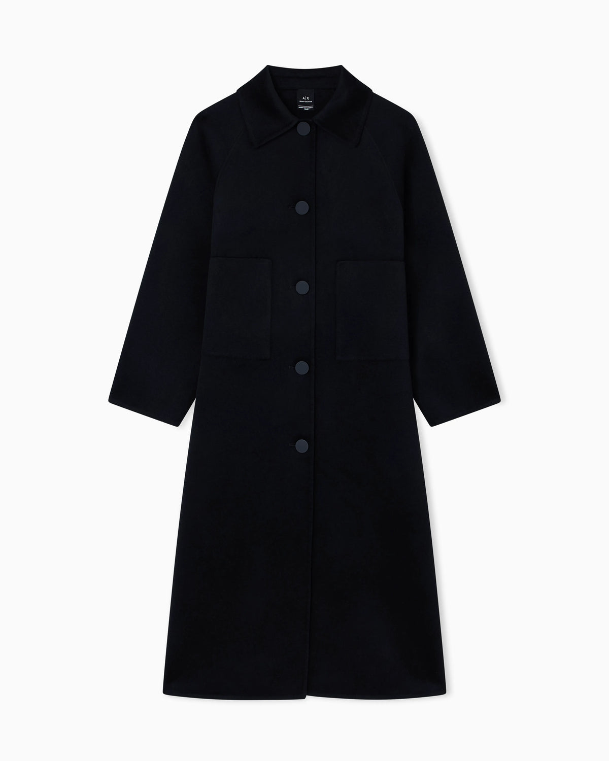 Long coat in soft fabric