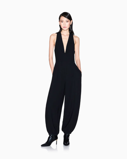 V-neck jumpsuit