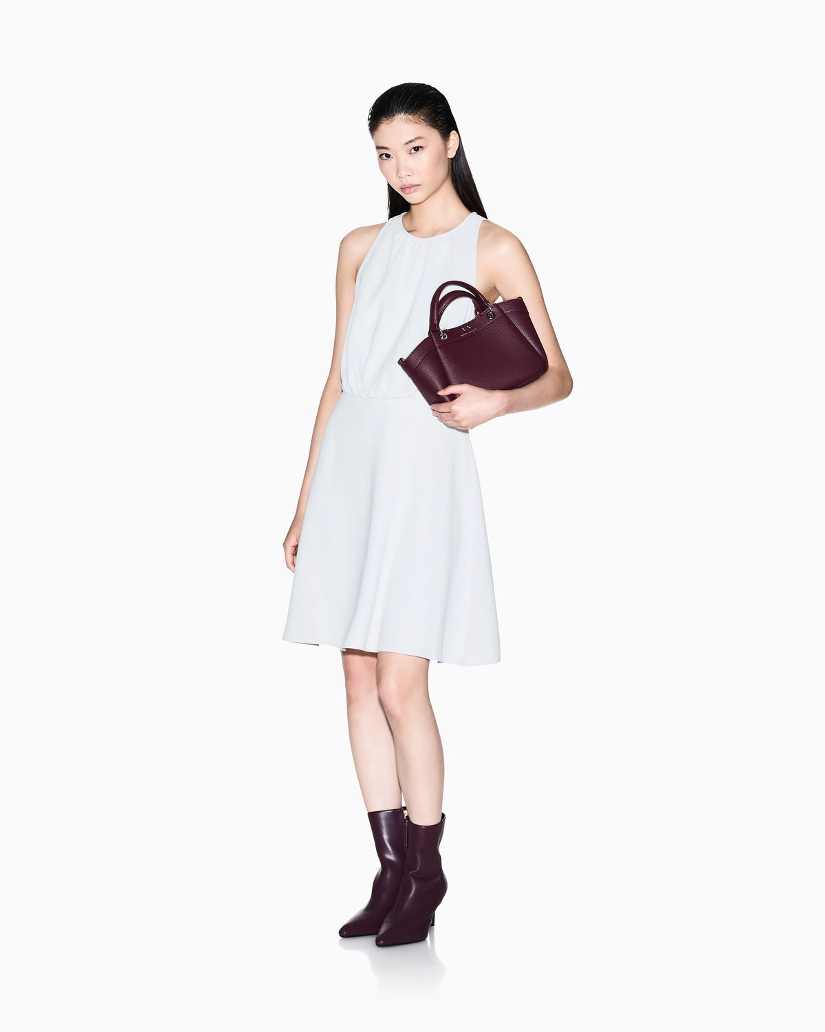 Dress with elasticated detail