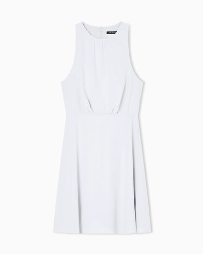 Dress with elasticated detail