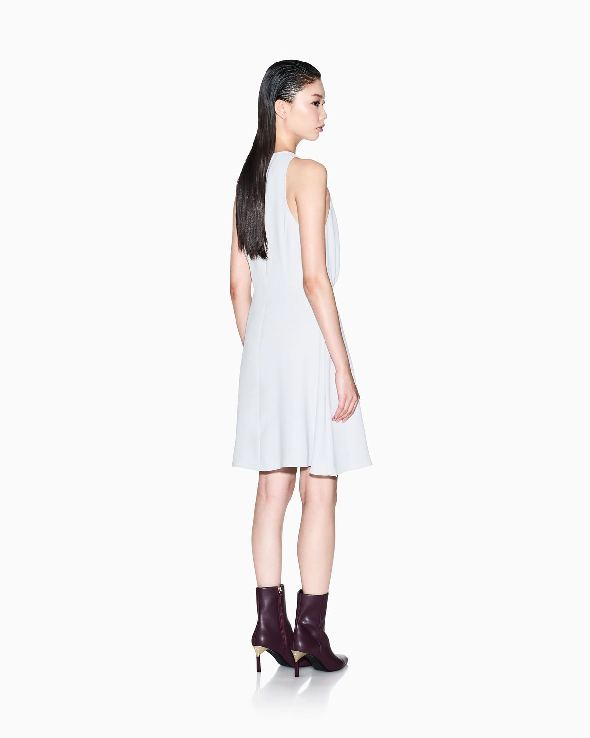 Dress with elasticated detail