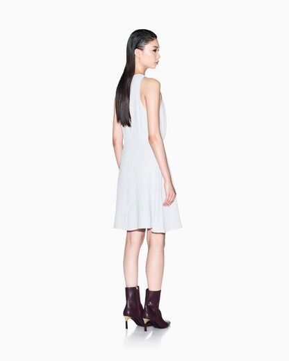 Dress with elasticated detail