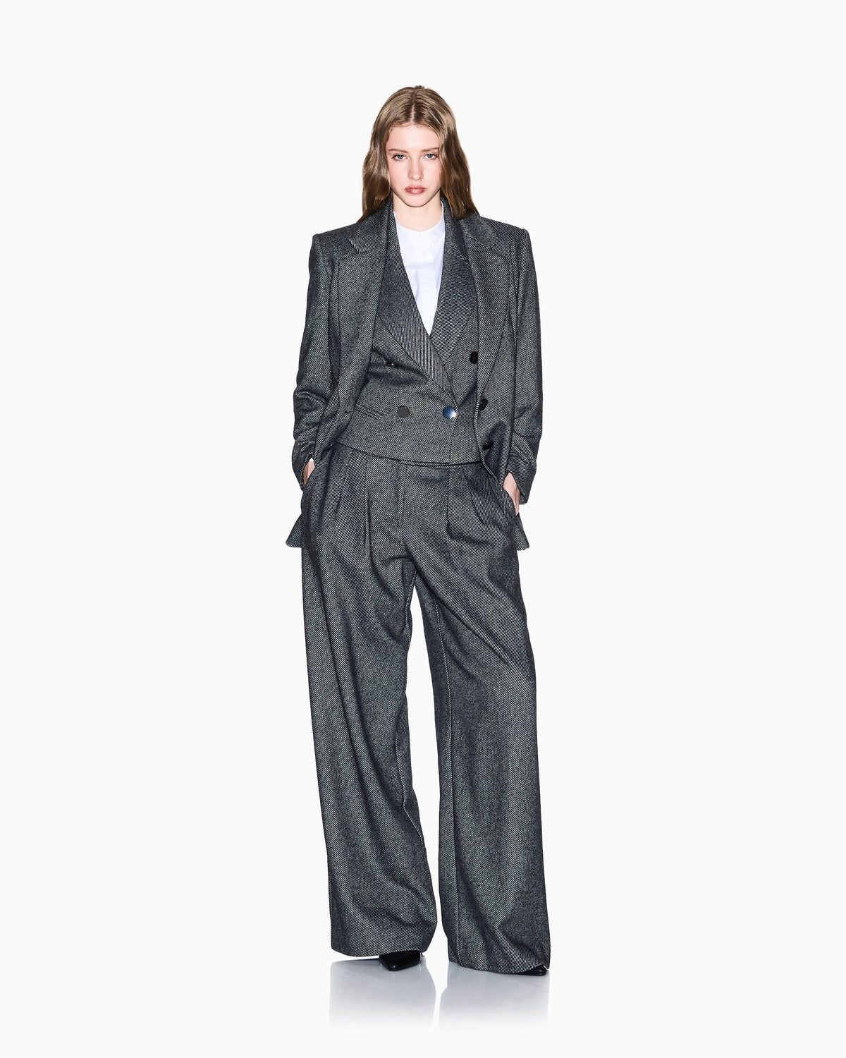 Herringbone trousers